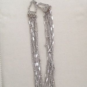 Chloe + Isabel Multi Strand Chain Bib Necklace